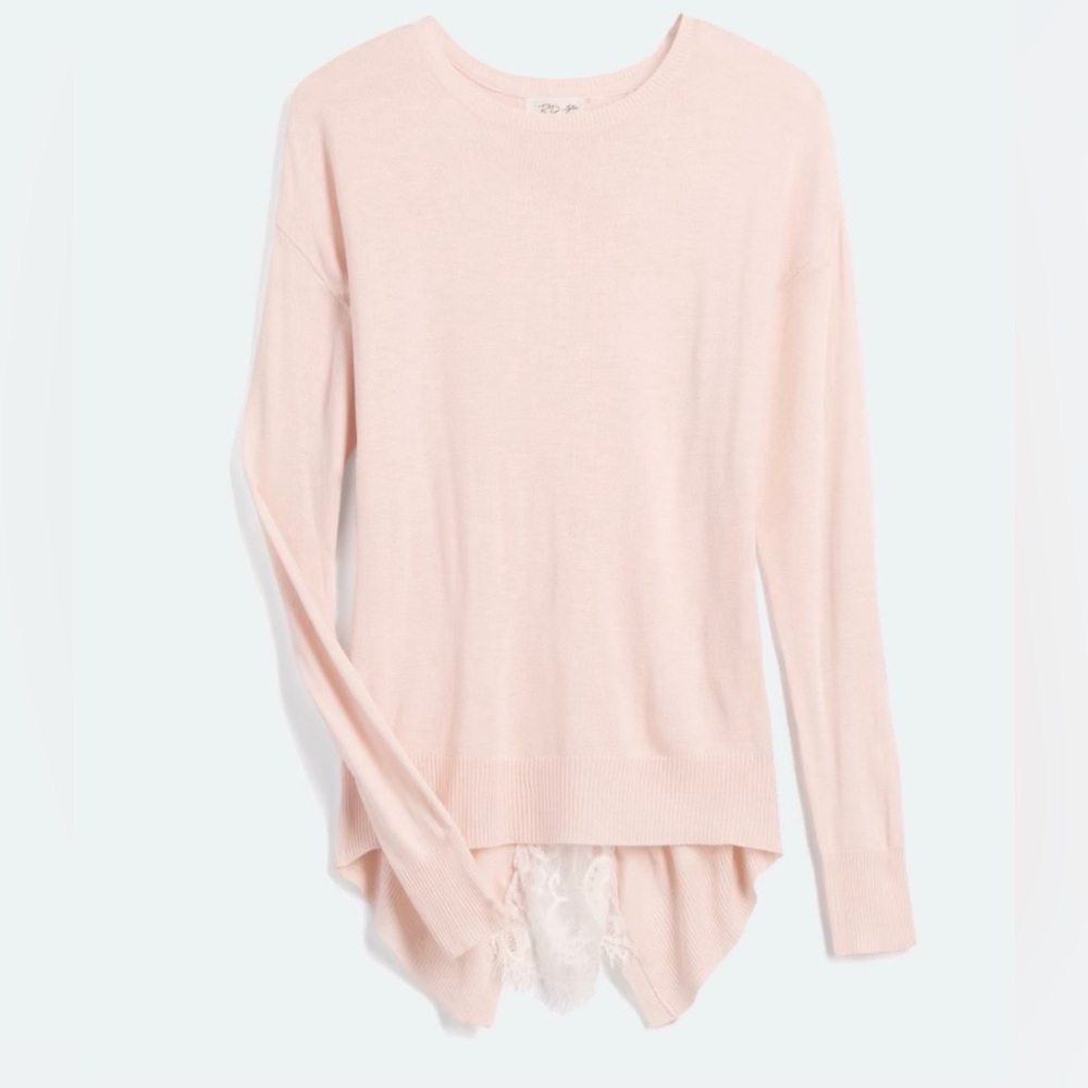 Soft Pink Knit Sweater